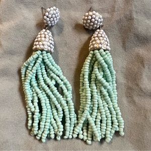 Baublebar beaded tassel earrings